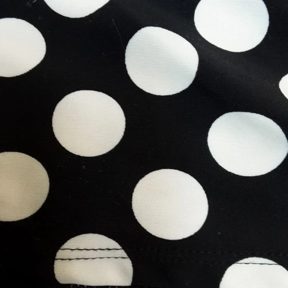 OP‎ Tankini 2-Pc Polka Dot Ruffled Halter Top Girls Sz 6/6X